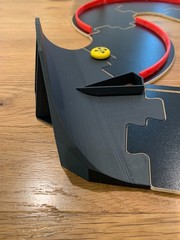 Custom PitchCar Quarter Pipe Cornerwave 3D printed Extension Expansion Pitch Car