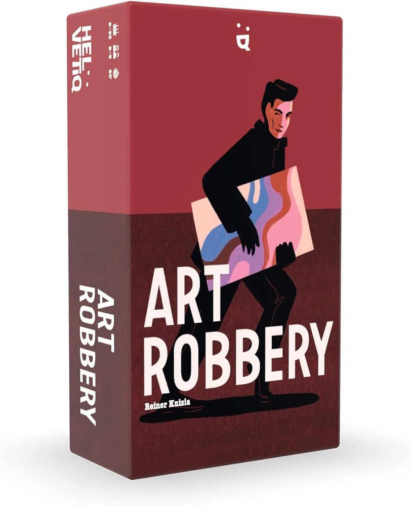 Helvetiq Art Robbery Card Game, Strategic Heists and Cunning Thieves! New Sealed