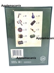 STM404 Adventure Atlas Stonemaier Games Painted Resin 166 Token Set Chest Shield