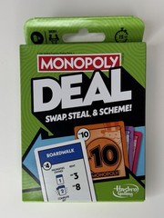 Monopoly Deal Card Game, Quick-Playing Family Card Game for 2-5 Players New!