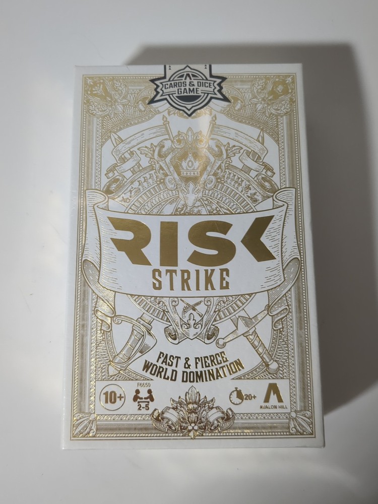 Risk Strike Fast & Fierce World Domination Cards/Dice Game Hasbro/Avalon Hill