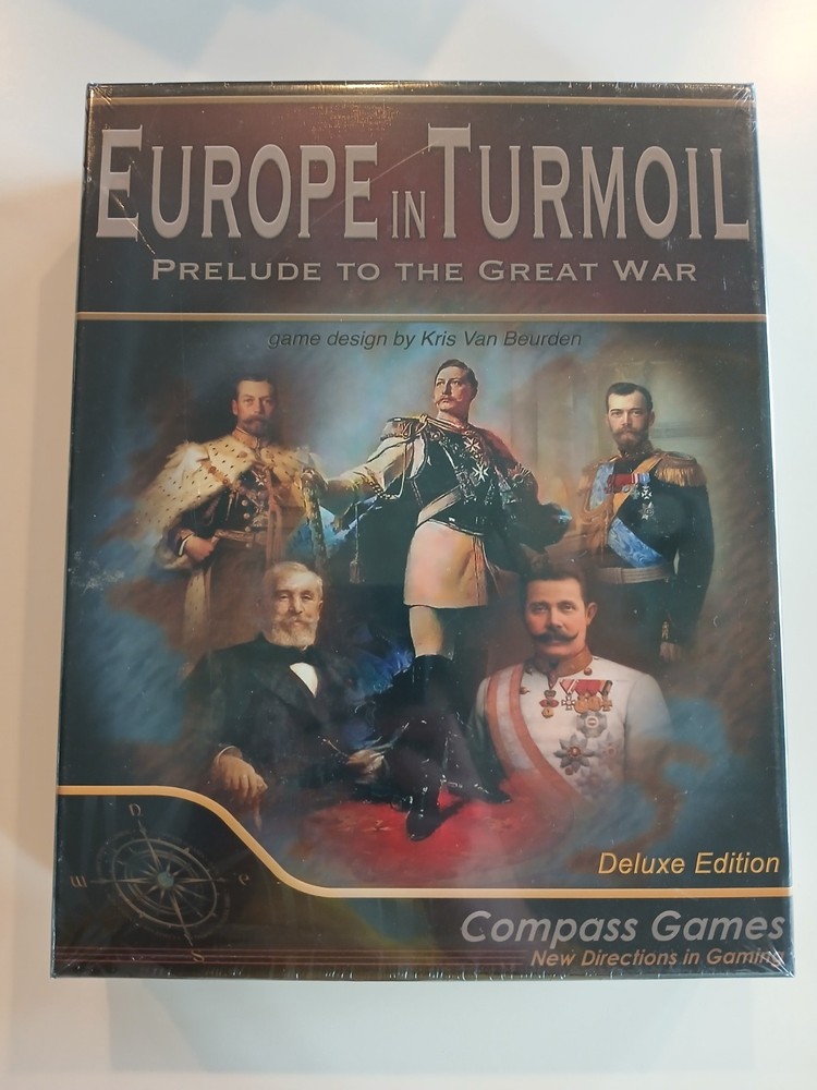 Europe in Turmoil: Prelude to The Great War, Deluxe Edition Compass Games – NIS
