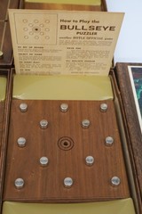 Vintage Hoyle Official Games Walnut Puzzle Set Complete 7 Games Stancraft 1964