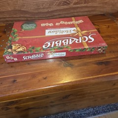 2011 Scrabble Holiday Edition Crossword Game Hasbro – New Sealed
