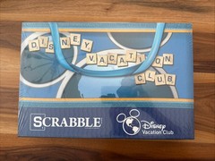 NEW & SEALED Disney Vacation Club SCRABBLE 2014 Hasbro USAopoly DVC rare game