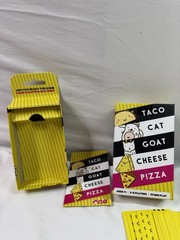 Taco Cat Goat Cheese Pizza Card Game 2022 Family Fun Ages 8+ Players 2-8 Pre-Own