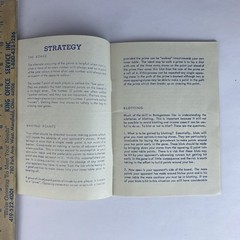 Vintage Backgammon Instruction Manual English French 7.5×5.5 1970s/80s