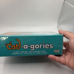 Solid Roots Cat-a-gories Game 2-4 Players 6+Wearable Cat Paws Dice & Topic Cards