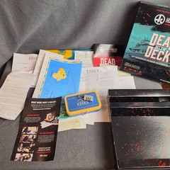 Hunt A Killer Mystery Board Game Lot Dead Below Deck Dive Bar Motel 3 Box Set