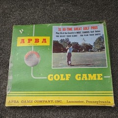 APBA Professional Golf Game 32 Holes, Vintage PGA Course Design Lots Of Pieces