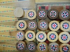 Compact folding travel size, Fine wood Chess / Backgammon Set