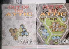 Advanced Squad Leader MMP Games Out Of The Attic 1 And 2 Excellent Condition