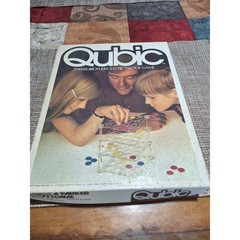 1972 Parker Brothers Qubic 3D Tic Tac Toe Game No. 401 Complete in Box CIB