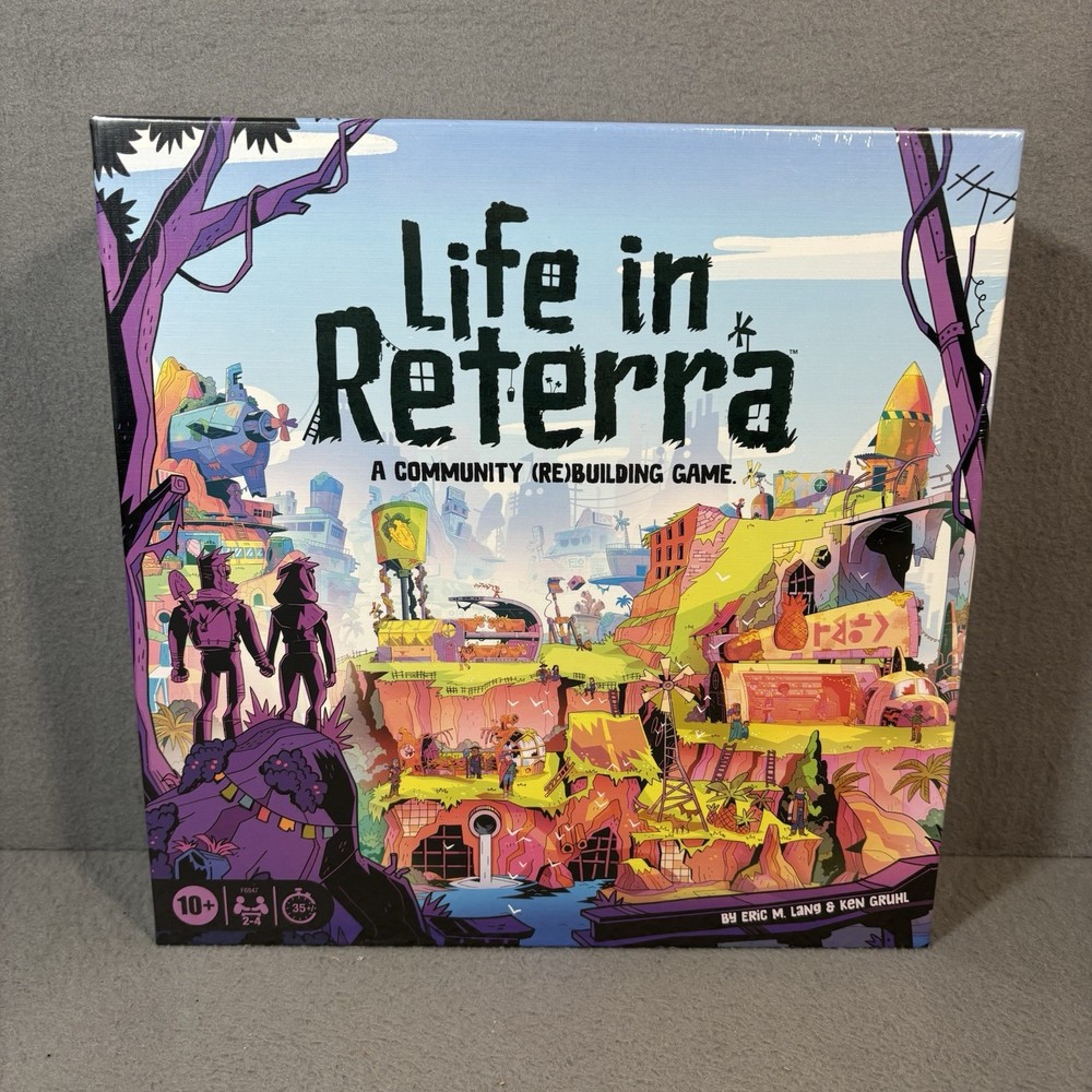 New Life in Reterra Board Game Night Hasbro Strategic 2-4 Players Immersive Fun