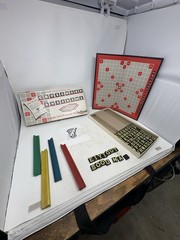 Vintage Embossing Co. CROSSWORD ANAGRAMS Game 1953 Complete