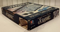 Scrabble Deluxe Travel Edition by Milton Bradley with 96 Tiles & Pouch