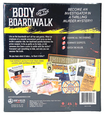 Murder Mystery Game Hunt a Killer Body on the Boardwalk Crime Investigation Play