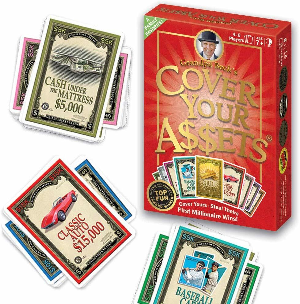 Grandpa Becks Cover Your Assets Card Game Fun Family Playing Collecting Set Toy