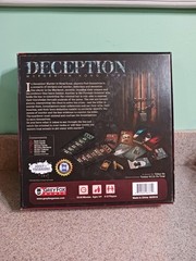 Grey Fox Games Deception Murder in Hong Kong Board Game Social Deduction UNUSED