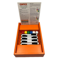 Qwixx Deluxe Family Dice Game Gamewright 2016 Complete Mensa Select