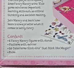 FANCY NANCY Lot COLORFORMS Age 3+ Dress-Up Game 6+ Hide & Peek Game MISSING PCS