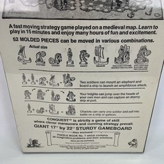 Conquest Strategic Board Game 2-Player New And Sealed Vintage 1980