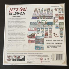 LET’S GO TO JAPAN Board Game Cards Tokens Rule Book Scorepad New Sealed NIB