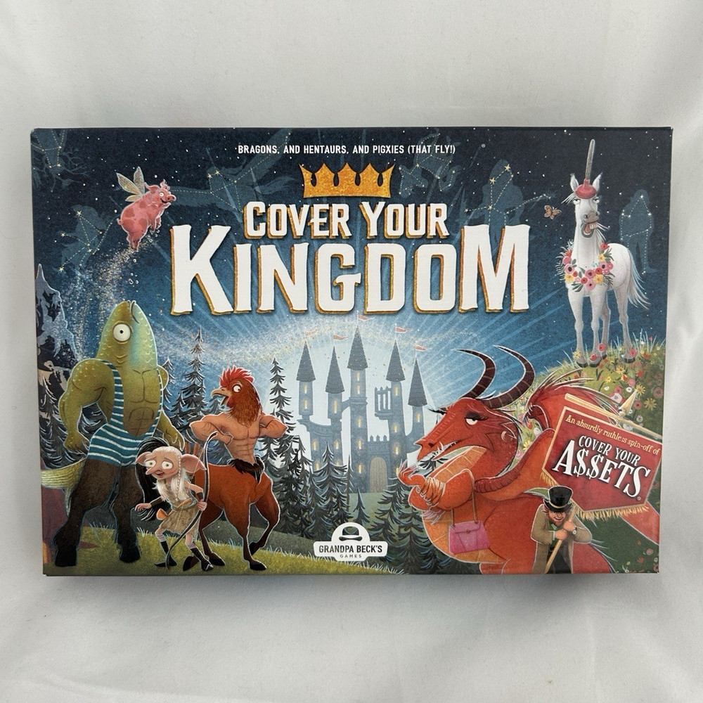 Grandpa Beck’s Cover Your Kingdom Complete Fantasy Family Board Game Set