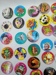 Lot of 220 Pogs / Milk Caps, Vintage 1990s Retro Nostalgia! Mix Take A Look!