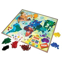 Risk 1980s Edition Classic Board Game World Domination Strategy Game
