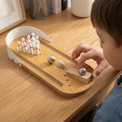 Fun Mini Bowling Set: Unisex Tabletop Game for Multiple Players & Parties