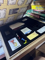 NEW! Monopoly & Clue 2 in 1 Deluxe Wooden Vintage Edition Wood Board Game Set