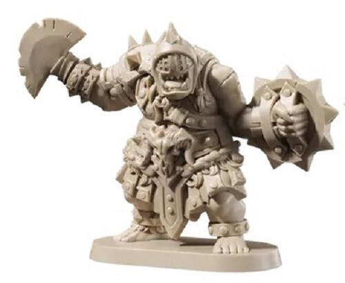 Heroquest Against The Ogre HordeOgre Champion 28mm Mini & Card NEW!!