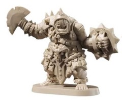 Heroquest Against The Ogre HordeOgre Champion 28mm Mini & Card NEW!!