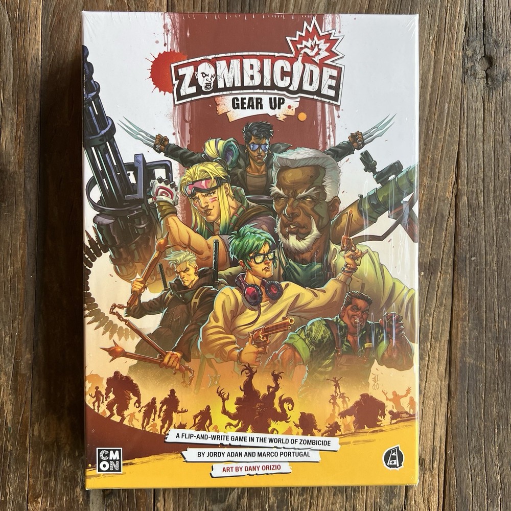 Zombicide: Gear Up Flip-and-Write Game New Sealed World Of Zombicide CMON GLOBAL
