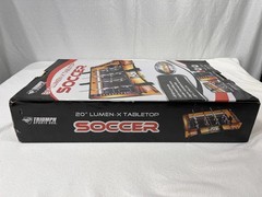 Triumph Sports 20” Lumen-X Tabletop LED Soccer Foosball Set – Open Box