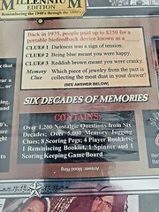Reminiscing Millennium Edition 1940’s thru 1990’s Board Game NEW! Sealed