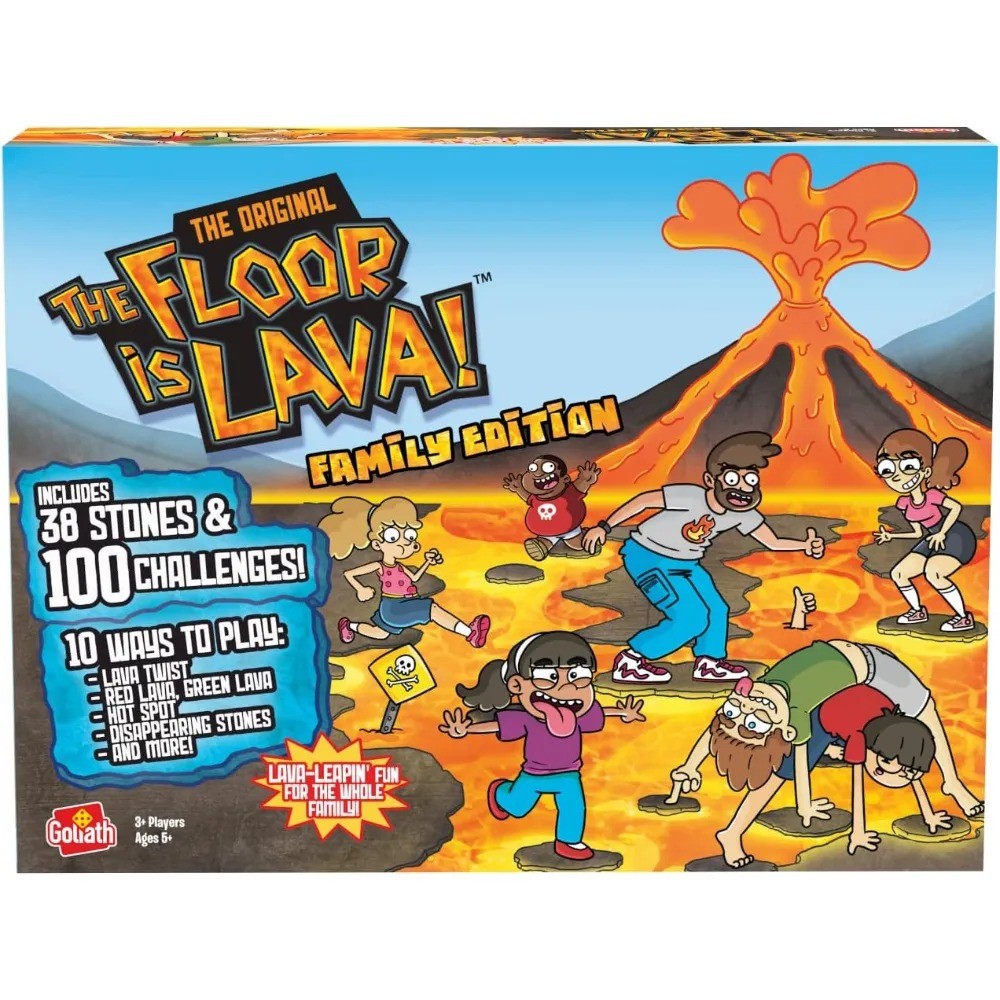 The Original The Floor is Lava! Family Edition Interactive Game for Kids &