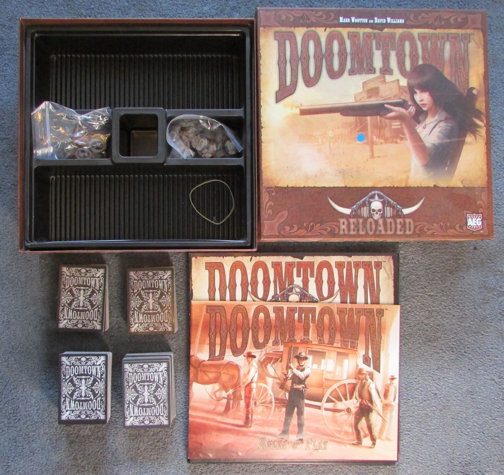 Doomtown Reloaded Board Game Plus 1 Extension Pack