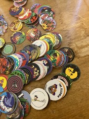 Lot 200 Pogs Milk Caps Various Random Themes In Tube 1994-1995