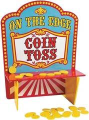 On The Edge Carnival Coin Drop Game – 20 Inches Tall – Includes 30 Coins