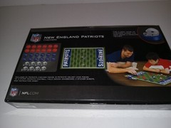 MasterPieces NFL Checkers Board Game Set New England Patriots 100% Complete