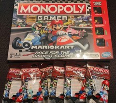 Monopoly Gamer – Mario Mart – All 6 Power Packs – New and Sealed
