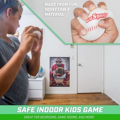 GoSports Pitch N’ Stick Kids Baseball Pitching Game – Choose Between Wall Pos…