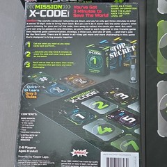 AMIGO Mission X-Code Strategy Board Game w/ Timer, Ages 8+, 2-8 Players