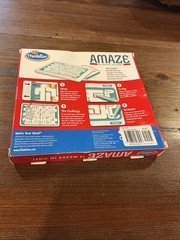 Think Fun Amaze Game 16 Mazes in One Puzzles Age 8+ Memory Logic Mensa Kids