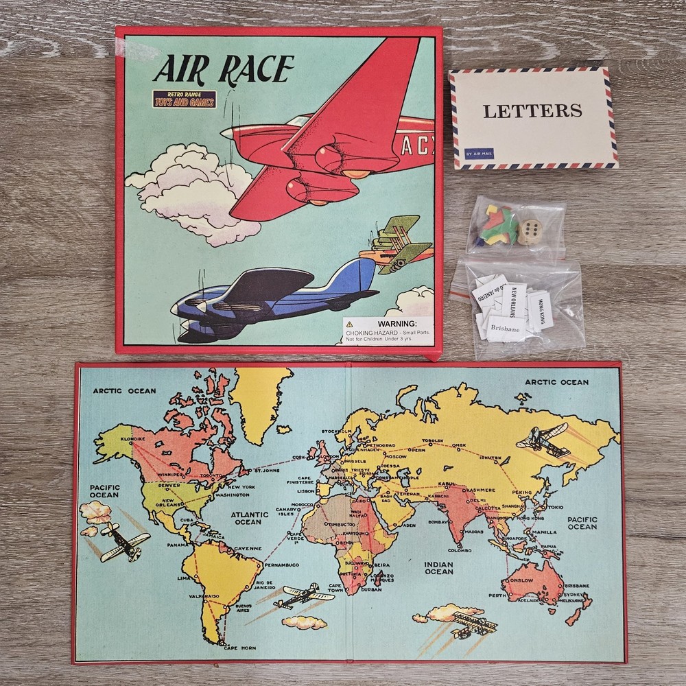 Air Race Board Game Retro Range Toys and Games Education 2012