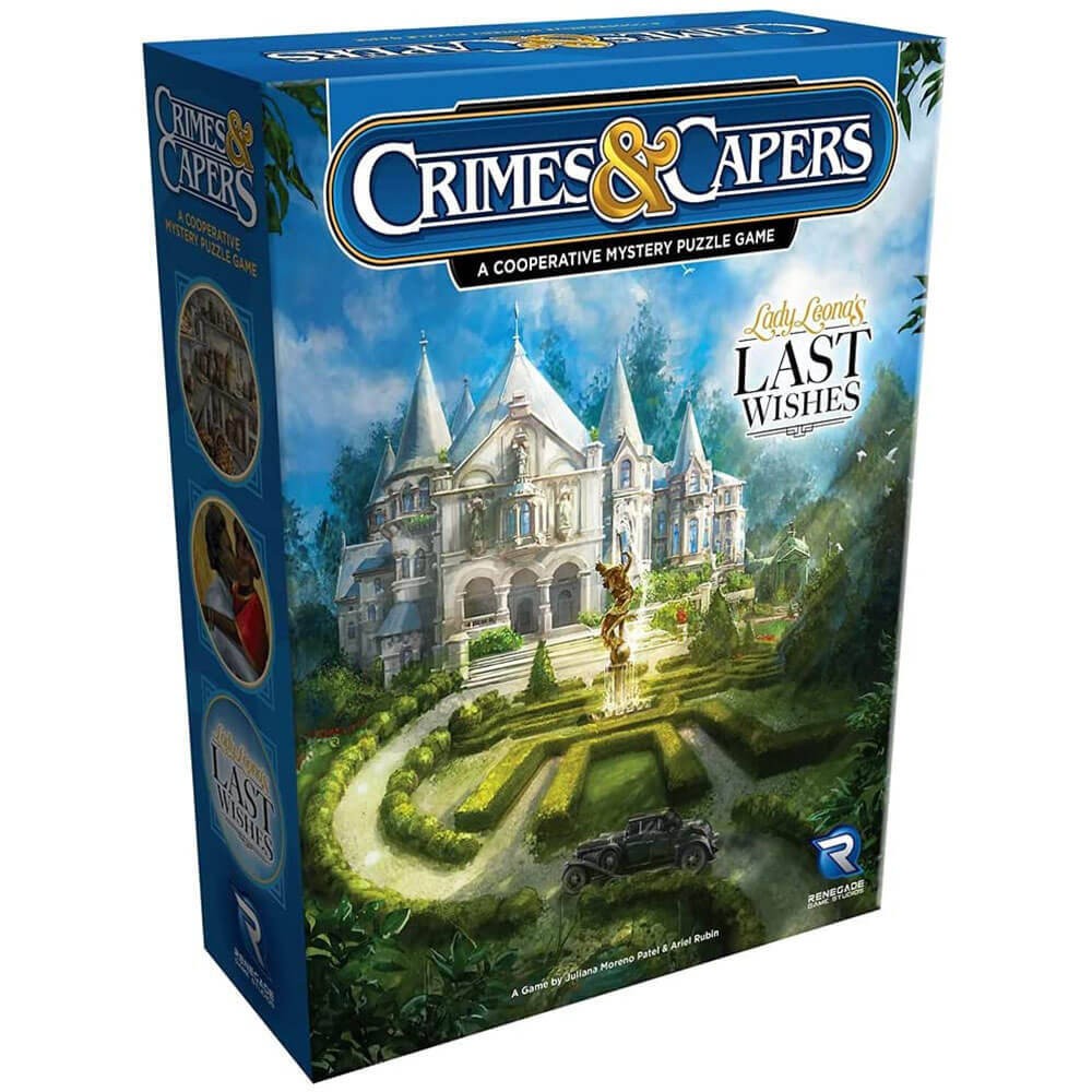 Crimes And Capers Lady Leonas Last Wishes Cooperative Game Ages 14 Years And Up