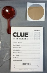 CLUE Mysteries 2005 Parker Brothers Decoding Detective Board Game 100% Complete