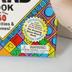 My First Amazing Game Board Book Preschool Early Education Learning